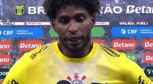 Hugo Souza lamenta revés do Corinthians no Dérbi: "Só pedir perdão"