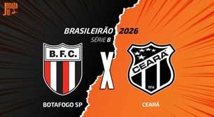 Botafogo-SP x Ceará: onde assistir, escalações e arbitragem