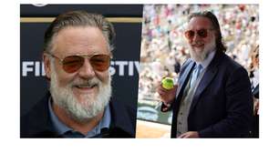 A transformação de Russell Crowe aos 62 anos para voltar a lutar contra Roma em seu novo filme histórico, agora rodado na Espanha