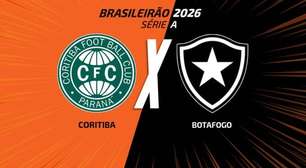 Coritiba x Botafogo, AO VIVO, com a Voz do Esporte, às 14h30