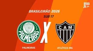 Palmeiras x Atlético (Sub-17): onde assistir, escalações e arbitragem
