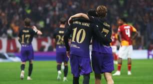 Com show de Yamal no segundo tempo, Barcelona goleia Galatasaray fora de casa pela Liga dos Campeões