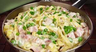 Talharim de frigideira: receita rápida e cremosa para fazer em casa