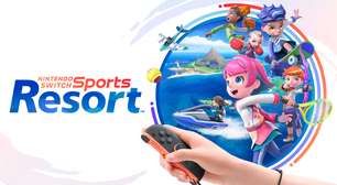 Nintendo Switch Sports Resort reduz tamanho para 9,83 GB
