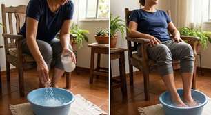 Depois de um dia cansativo, você prepara um escalda-pés com sal grosso. Mas para que serve, como fazer e quem deve evitar
