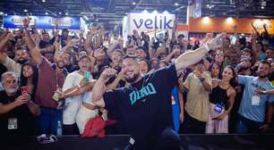 Ramon Dino, Eduarda Bezerra e Juju Salimeni participam de encontro com fãs no Mr. Olympia Brasil