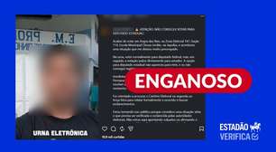 Dados do TSE contradizem vídeo sobre eleitor que não teria conseguido votar para deputado estadual