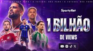 SportyNet ultrapassa 1 bilhão de visualizações em 2026 e bate dois recordes históricos em um único fim de semana