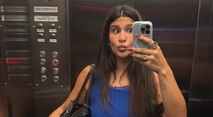 Giulia Costa vai ao SPFW com bolsa de grife que ganhou da mãe e fala sobre nepo baby: 'acho que privilégio não exclui desejos, vontades, sonhos e correr atrás do seu'