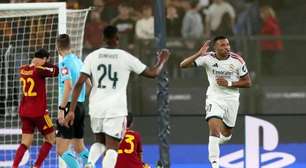 Endrick brilha, e Real Madrid vira sobre Roma com três gols em 7 minutos