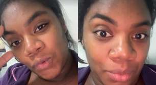 Raquel Brito revela o nascimento do filho, posta foto e faz relato: 'Pacotinho pra fora'