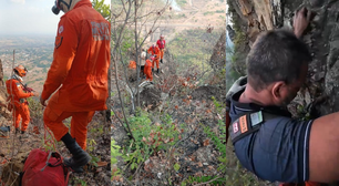 Homem de 50 anos cai ao fazer selfie e fica mais de 11 horas preso à beira de precipício no Tocantins