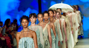 SPFW: Catarina Mina faz chover delicadeza com rendas e crochê
