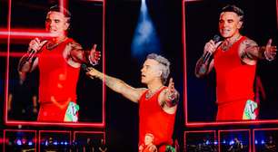 Robbie Williams reafirma posto de rei do entretenimento em show cheio de hits em São Paulo
