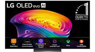 LG OLED evo AI 4K C6 entrega resolução 4K de até 165Hz e jogos na nuvem sem console
