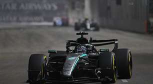F1: Mercedes planeja nova troca de motor para Russell no GP de Las Vegas