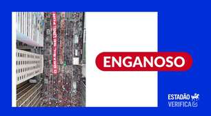 Post mostra imagem distante da concentração de ato pró-Lula na Paulista para alegar baixa adesão