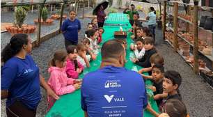 Projeto esportivo de ginástica leva educação ambiental a crianças e transforma garrafas PET em hortas