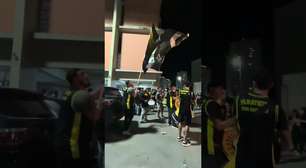 Vídeo: Torcida mogiana comemora título de campeão paulista do Mogi Basquete