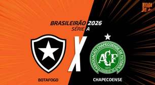 Botafogo x Chapecoense: onde assistir, escalações e arbitragem