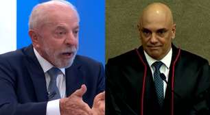 Defendeu? Lula fala sobre Alexandre de Moraes em entrevista para a Globo: 'Querem caçar'