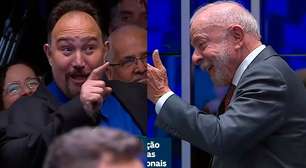 Lula vê sindicalista e relembra com ironia episódio da bolinha de papel em Serra: 'Famosa pedrada'