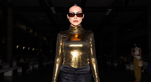 SPFW: Cleo Pires de dourado, Gkay com vestido bordado e + looks das famosas