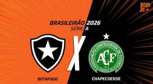 Botafogo x Chapecoense, AO VIVO, com a Voz do Esporte, às 16h30