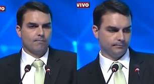 Flávio Bolsonaro passou mal durante debate na Band e teve que ir embora