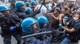 Protestos na da Itália causam distúrbios e detenções