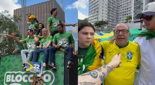 Apoiadores de Flávio Bolsonaro viajam mais de mil quilômetros para ato na Paulista
