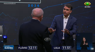 'Me respeite': Flávio e Lula trocam ataques em meio ao debate da Band