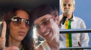De Juliano Floss e Marina Sena a Caetano e Djavan: famosos vão em peso a ato musical pró-Lula na praia de Copacabana, no Rio. Fotos!