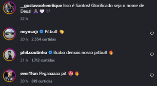 Santos: Neymar manda recado para Gustavinho