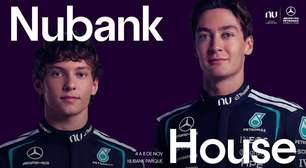 Nubank House leva experiência imersiva da Mercedes na F1 a São Paulo em novembro