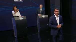 Apresentadores da Band levantam a voz contra plateia nas considerações finais de Flávio e Lula: 'Não é parte do debate'