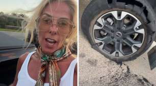 Adriane Galisteu passa sufoco na estrada antes de entrar ao vivo: 'Tentando chamar a polícia'