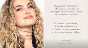 Corpo de Lua Blanco será velado em cerimônia fechada para o público: 'Pedimos respeito'
