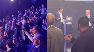 Imagens mostram clima quente nos bastidores do debate entre Flávio e Lula na Band