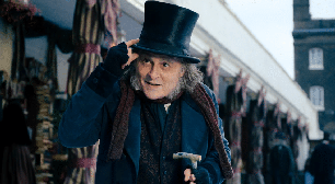 Johnny Depp aparece irreconhecível para papel de Ebenezer Scrooge