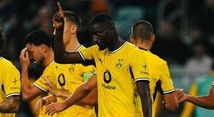Guirassy marca duas vezes, e Dortmund vence Sabah na Champions
