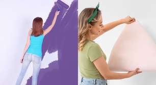 Pintura ou papel de parede em imóvel alugado: qual é a opção mais barata e sem dor de cabeça?