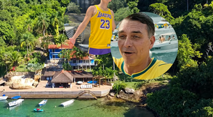 Com 11 suítes, exuberante praia privativa, heliponto e muito luxo: essa mansão na Ilha Comprida, em Angra dos Reis, foi comprada por famosa cantora na década de 1970; hoje, é o alvo da disputa Richarlison x Flávio Bolsonaro