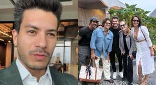 Arthur Aguiar rebate críticas após foto sorrindo com elenco de Rebelde no velório de Lua Blanco