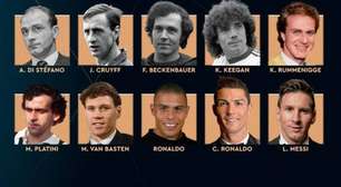 Cristiano Ronaldo lidera votação para melhor Bola de Ouro da história