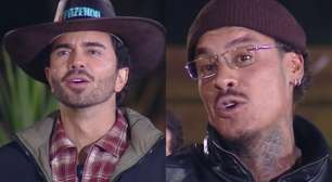 'A Fazenda 18': Alfredo e Murilo trocam acusações de racismo: 'Falou que ia chicotear