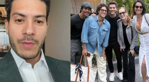 Arthur Aguiar afasta críticas por foto sorrindo após o enterro de Lua Blanco: 'Como ela gostaria'