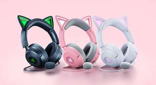 Razer apresenta o headset Kraken Kitty V3 com cabo