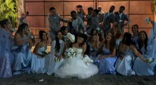 Noivo viraliza após trend dar errado e acertar a cabeça da noiva antes de festa de casamento