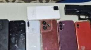 Pernambuco: Polícia Militar apreende drogas, simulacro de arma e oito celulares em Condado